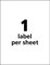 Avery UltraDuty GHS Chemical Labels for Pigment Inkjet Printers, Waterproof, UV Resistant, 8-1/2" x 11", 50 Labels (60521)